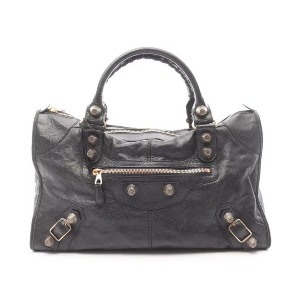 Balenciaga The Giant Work handbag leather black